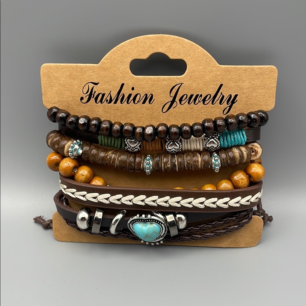 Bohemian Beaded Bracelet Set